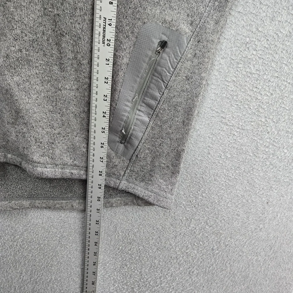 KUIU Men Jacket L Gray Base Camp High Loft Sweater Fleece READ